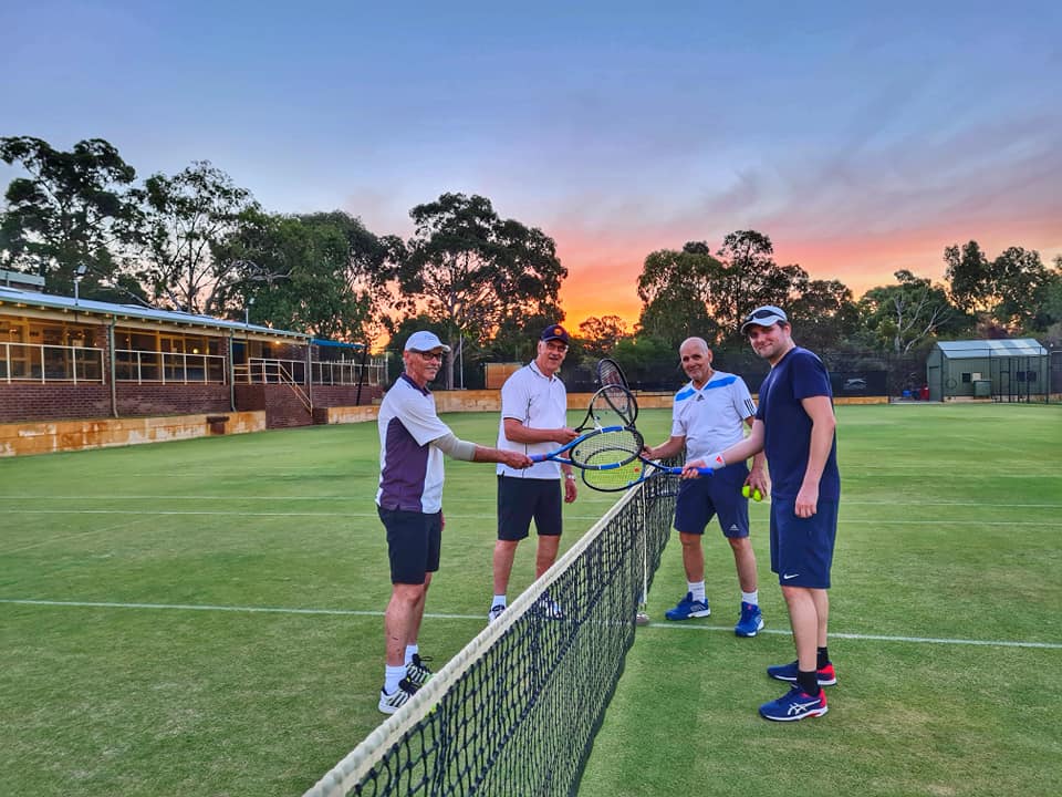 Monday night tennis Blue Gum